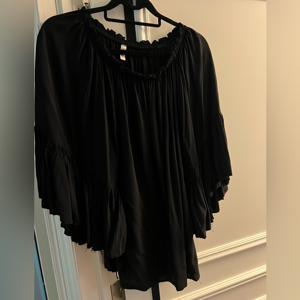 Elan Black Blouse
